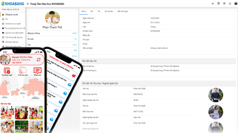 GIẢI PHÁP QUẢN LÝ DÀNH CHO CHA MẸ