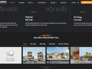 Website công ty Kiến trúc DIMO