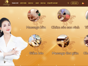 Website giới thiệu dịch vụ Phục Hồi Sau Sinh