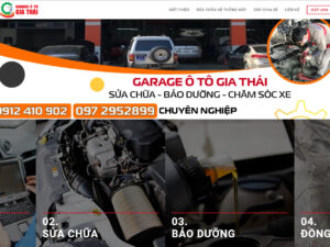 Web garage ô tô Gia Thái