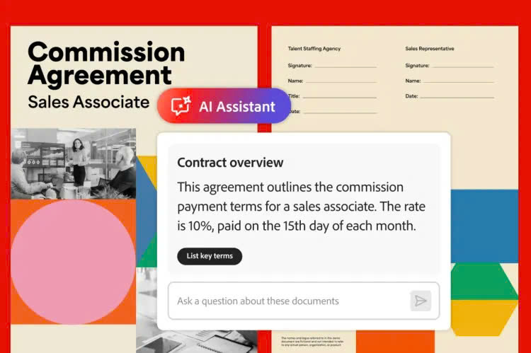 Trình trò chuyện AI của Adobe Acrobat hiện có thể giải mã thuật ngữ hợp đồng
