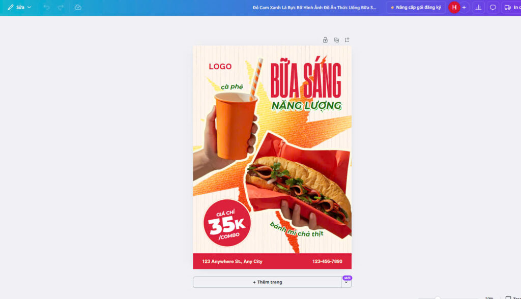 Cách Tạo Poster Quảng Cáo Bằng Canva
