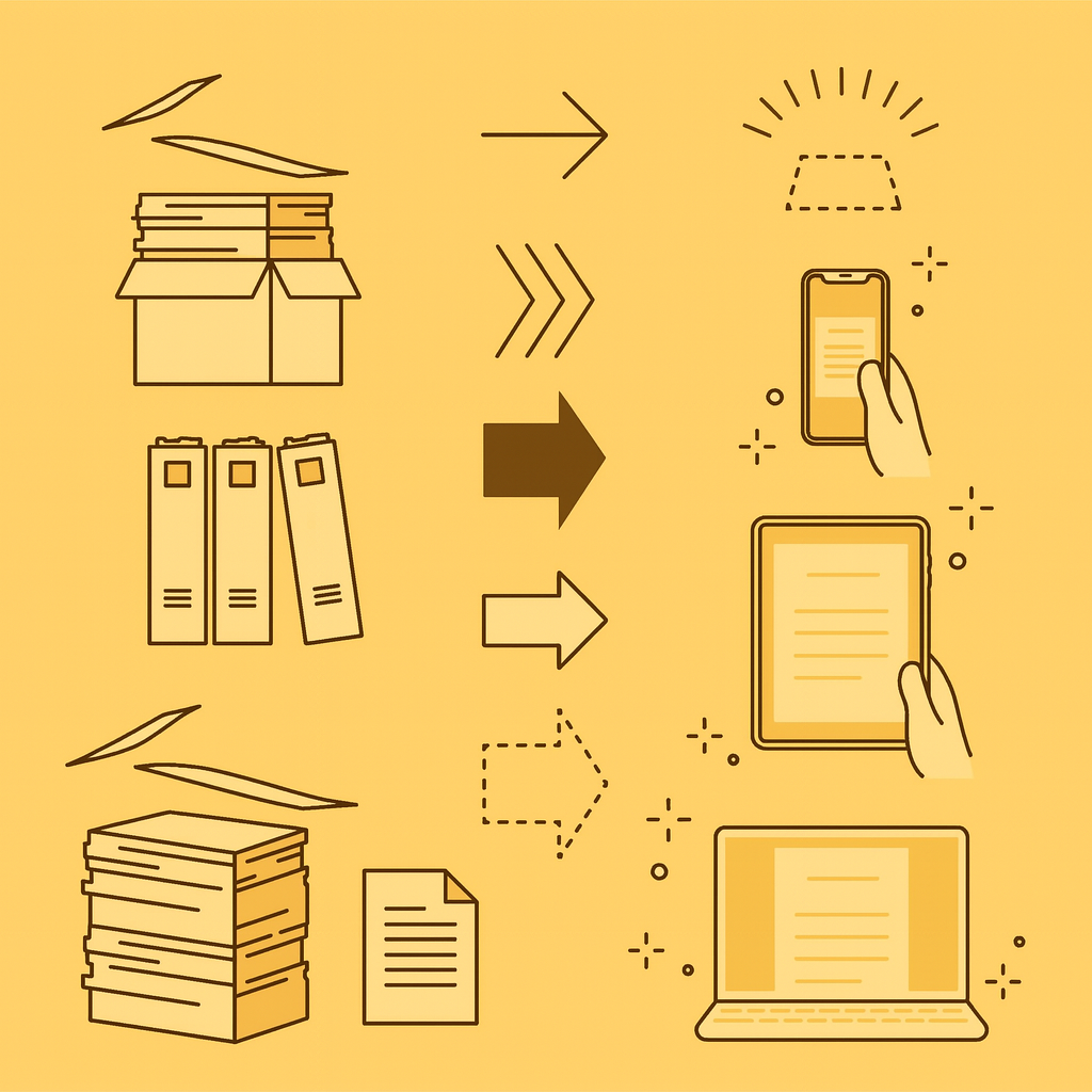 Số hoá hồ sơ giấy để khai thác dữ liệu hiệu quả hơn